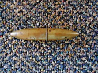 Vintage Brass Small Torpedo Shaped Lighter " Great Collectible Item "