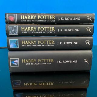 1st/1st Harry Potter First Print Adult Edition Bloomsbury Uk Set Hardback Books