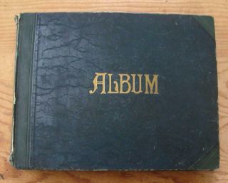 Z00 - Victorian Album - Antique Scrapbook - 22 Pages,  44 Sides - Scraps & Cards