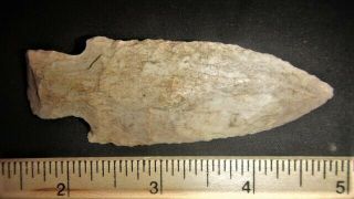 3.  5/16 " Ar Pontchartrain Point Knife Authentic Native American Indian Artifact