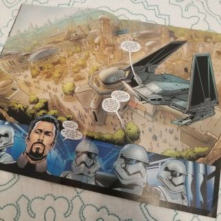 Disneyland Star Wars Galaxy ' s Edge Media Exclusive 2019 Backpack Bundle w/Comic 10