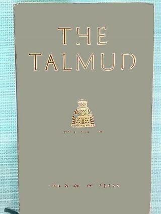 Soncino Talmud 18 Volume Set Compact Edition Translated To English With Notes