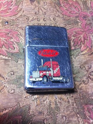 Zippo American Truck Series Lighter Featuring Peterbilt Sparks Nicely