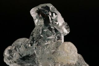 UNIQUE Etched Bi - Color Aquamarine Morganite Crystal GALILEIA,  BRAZIL 4