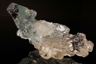 UNIQUE Etched Bi - Color Aquamarine Morganite Crystal GALILEIA,  BRAZIL 8