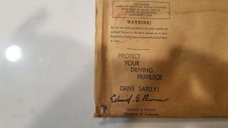 1956 California Pair - License Plates - DMV CLEAR - - YLZ 103 5