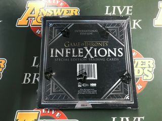 2019 Rittenhouse Game Of Thrones Inflexions International Edition Box A3 2