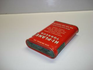 HI - PLANE pocket tobacco tin.  4 - Engine. 4