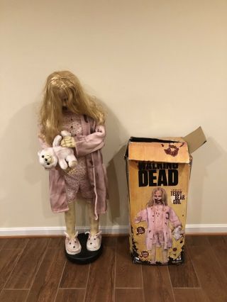 Walking Dead Teddy Bear Girl 5 Foot Tall Animatronic Spirit Halloween