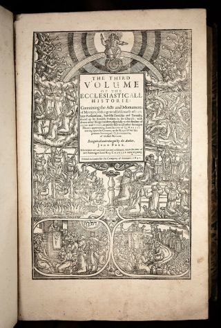 1641 FOXE Book of Martyrs ACTS & MONUMENTS English PROTESTANT CHURCH HISTORY 9