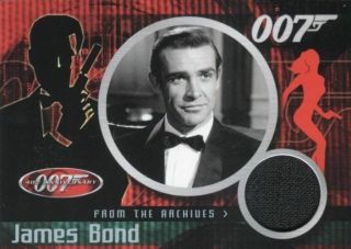 James Bond 40th Anniversary Sean Connery Costume Card Cc1