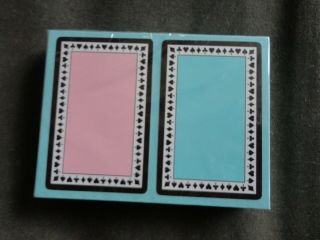 Vintage Tiffany & Co.  Playing Cards Box Tiffany Blue & Pink