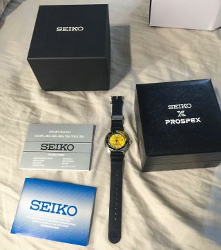 Seiko Prospex Zimbe Limited Edition SRPD19K Yellow 999pcs 3