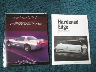 2001 Corvette And Z06 Dealer Only Specialist Data Book And Another Brochure