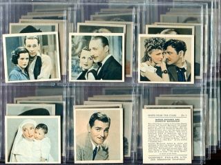 Tobacco Card Set,  Godfrey Phillips,  Shots From The Films,  Actor,  Actress,  1934