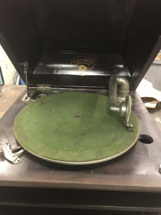 2 Antique Victrola Talking Machine Phonograph Red Mahogany 2
