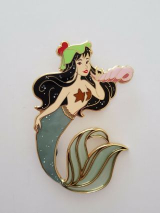 Authentic Lilypad Mermaid Lagoon Designer Mermaid Le 75 Fantasy Pin Disney