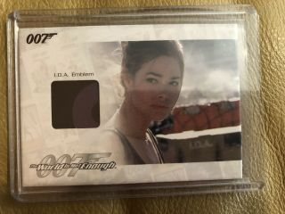 James Bond 007 Heroes & Villains Prop Relic Card Jbr3 Ida Emblem /150