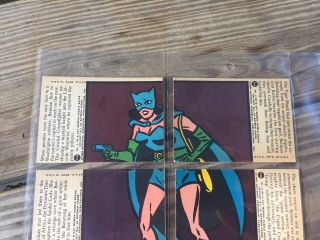 Vintage 1966 Batman Trading Cards Puzzle Set “CATWOMAN” 2