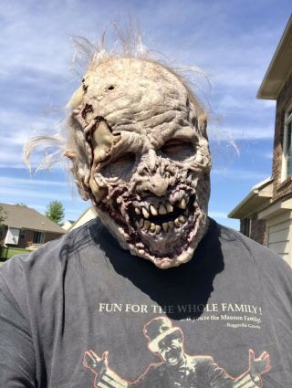 Silicone Zombie Mask.  BasementFX The Corpse 2
