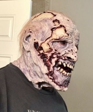 Silicone Zombie Mask.  BasementFX The Corpse 4