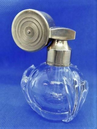 Vtg Marcel Franck Brevete Sgdg Perfume Art Deco Atomizer Bottle France Euc