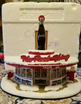 Hawthorne Village Coca - Cola Diner The Real Thing Drive - In 2003 Rare Model