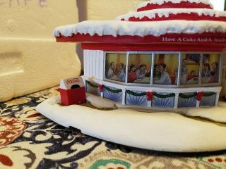 Hawthorne Village Coca - Cola Diner The Real Thing Drive - In 2003 Rare Model 4