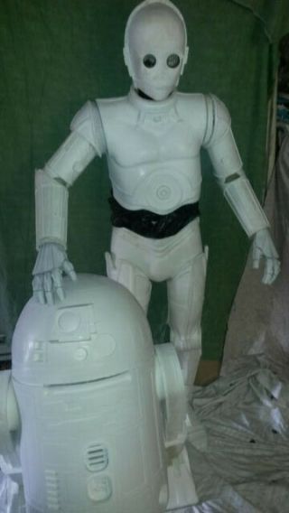 Star Wars Life Size R2d2 And C3p0 Model Kits Last Offered