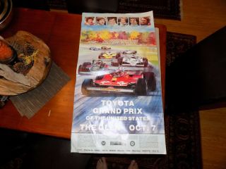 Toyota Grand Prix At The Glen 1979 Watkins Glen York Poster