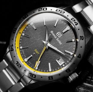 Grand Seiko Caliber 9f Gmt Limited Edition Steel Quartz Watch Sbgn001 /800