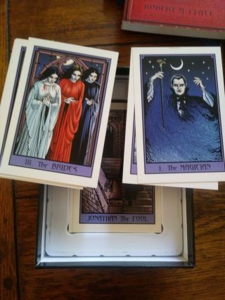 THE VAMPIRE TAROT BOOK and CARDS,  Cond,  Robert M Place,  First Edition 3