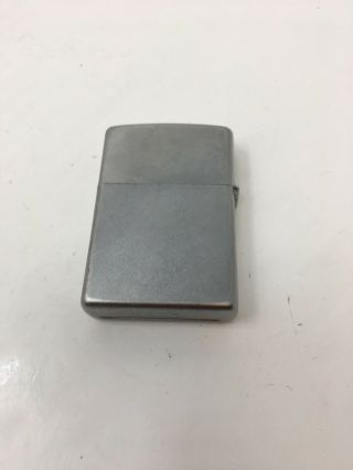 Vintage Retired Zippo Lighter Chevy Made in the USA 28490 Brushed Chrome XX3 4