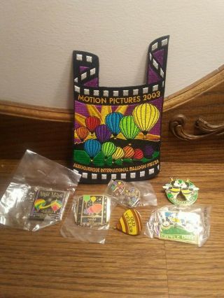 Hot Air Balloon Pins And Patch.