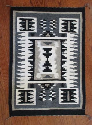 Navajo Rug By Ethel Yazzie - Storm Pattern - 22x32