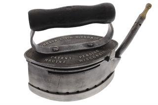 Antique Johnson Patent Pending Gas Pressing Iron,  BÜgeleisen,  Fer A Repasser