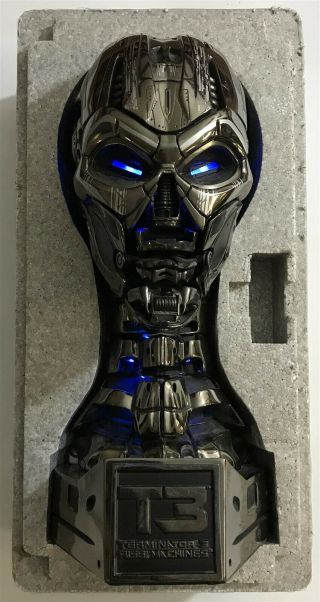 CIB Terminator Terminatrix Endoskull Life - Size 1:1 Bust by Sideshow Collectibles 3