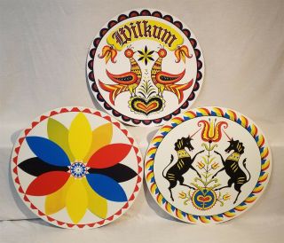 Thriftchi Pa Dutch Hex Signs 23.  5 " - Unicorns,  Rosette,  Welcome (3)
