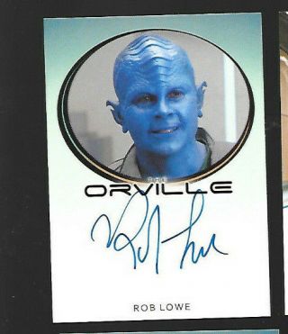Rob Lowe As Darulio Autograph Card Orville Season 1 Archive Box Exclusive Rare