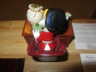 Disney Scrooge McDuck Talking Bank Statue with Stand,  Instructions,  and Box Rare 3