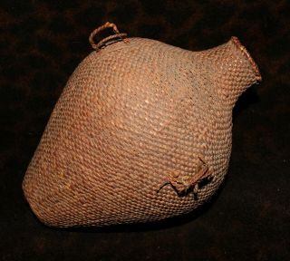 A Quality 19th Century Washoe Or Paiute Indian Basket Seed Jar 9 1/2 " X 6 3/4 " D