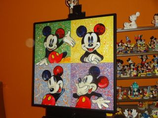 Disney David Willardson " Four Square " Giclee On Canvas Ap 4/20 28x28