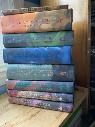 Complete Set Harry Potter Books,  1st Amer Ed,  Hc Plus Bonus Book