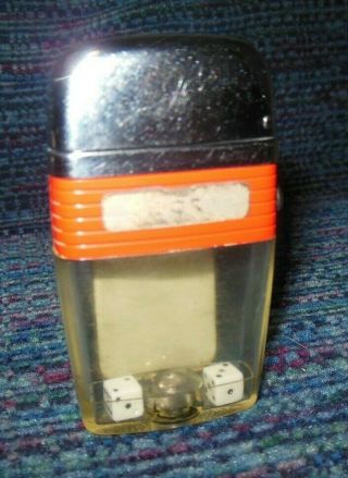 Vintage Scripto VU - LIGHTER with Dice Red Band 4