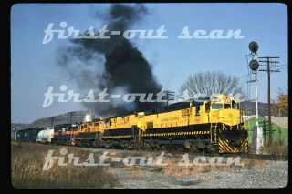 Slide - Nys&w Nysw 3000 Alco C - 430 Smoking Action On Frt Oct 1989