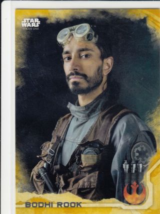 2016 Star Wars Rogue One Series 1 Gold Squad 4 Bodhi Rook 08/50