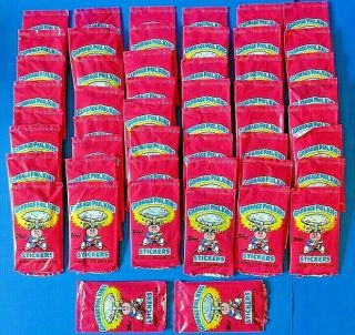 1985 Topps Garbage Pail Kids Series 1 Stickers Complete Box,  2 50 Packs Ireland