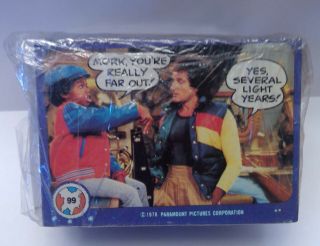 1978 Topps Mork & Mindy Complete Sticker And Card Set 99 Cards 22 Stickers