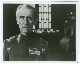 Peter Cushing - Grand Moff Tarkin,  " Star Wars " - Autographed 8x10 Photograph
