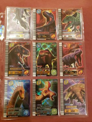 36 Dinosaur King Arcade Cards English 5th Ed T - Rex And 9 All - In - One